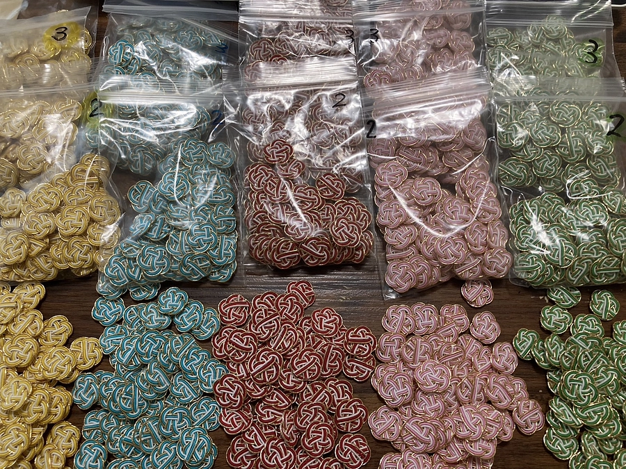 水引のポイントチップが出来上がってきました！