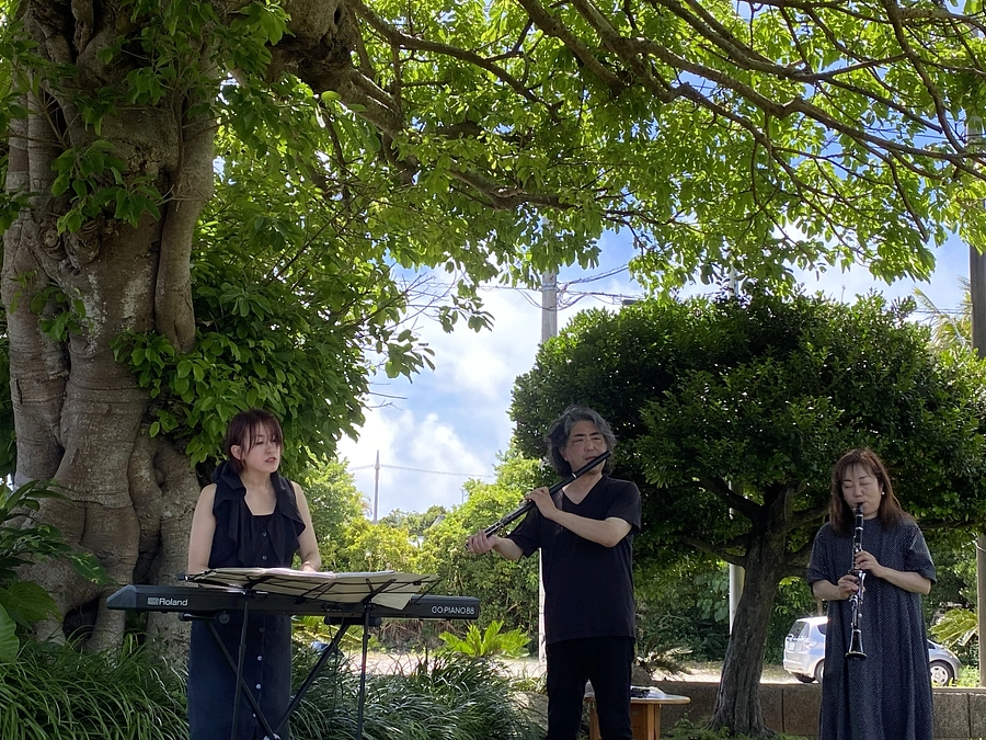 伊江島演奏　その２