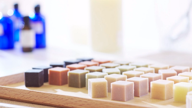 宮城県産の自然素材を使った手作りアロマ石鹸を全国に届けたい！