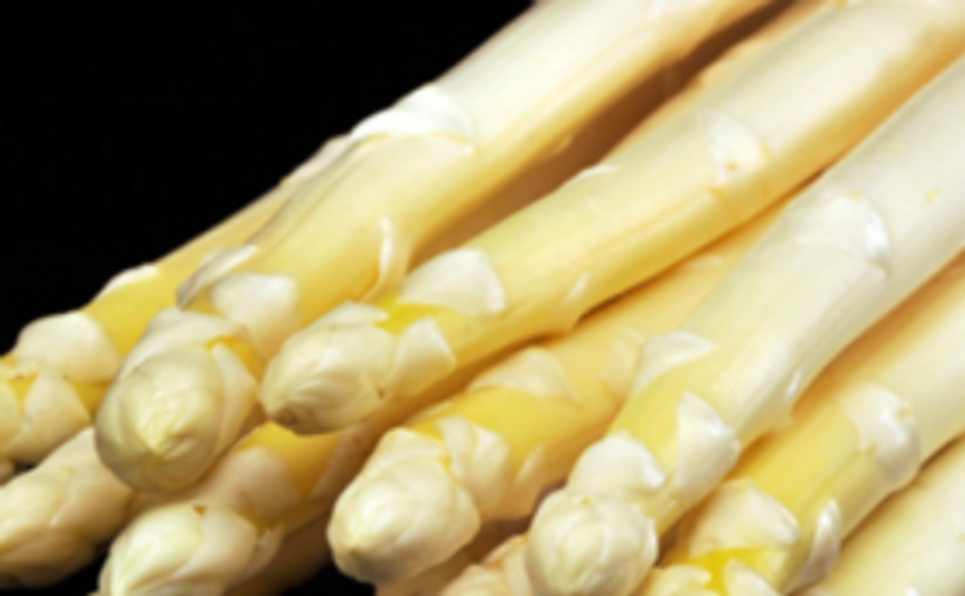 太結稲自慢のサラダホワイトアスパラガスをお届け！