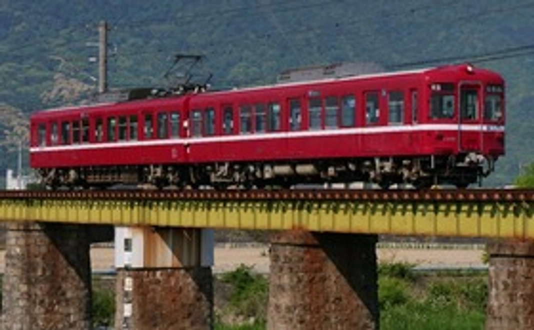 GM製1300形1305編成追憶の赤い電車塗装済みキットのスペシャルセット