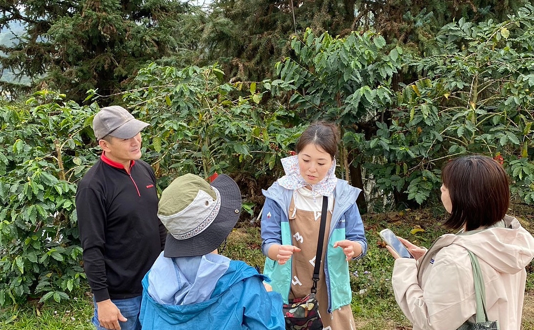 16、南投県の台湾珈琲農園でコーヒーを学ぶ(１組２名様まで)！