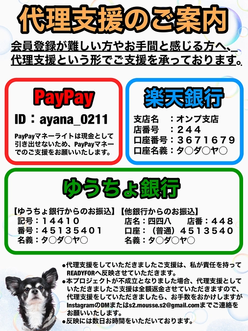 代理支援について