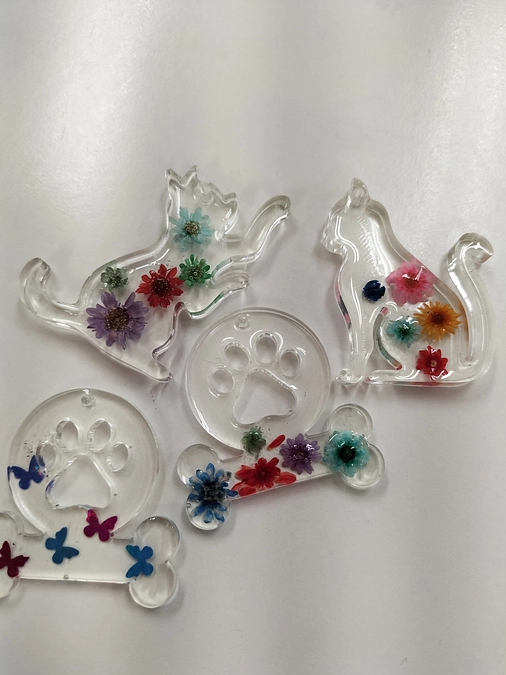 レジンで猫雑貨