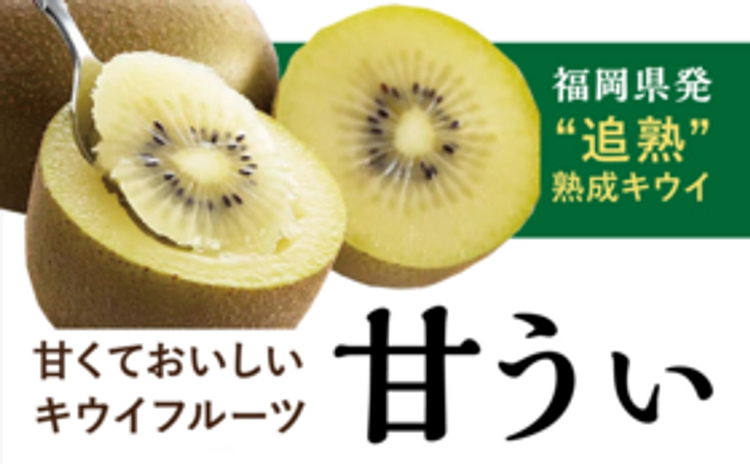 【新商品】冷凍キウイ約350g×4袋！新品種「甘うぃ」を追熟させてから真空冷凍しました♪
