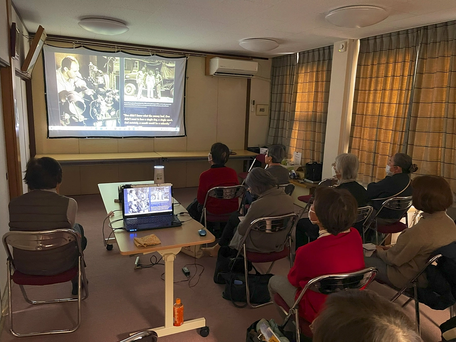 3月8日、奈良女子大学同窓会東京支部で映像「ロスアラモス」の上映会を開催