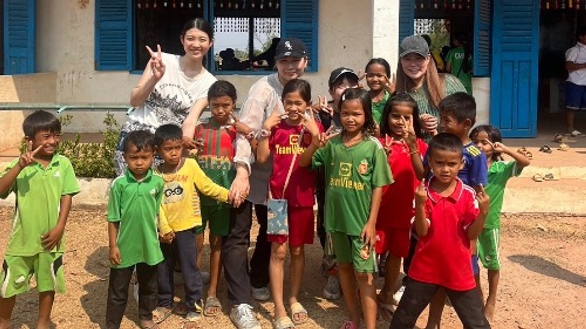 カンボジアの子どもたちに、広い世界を知ってもらいたい！