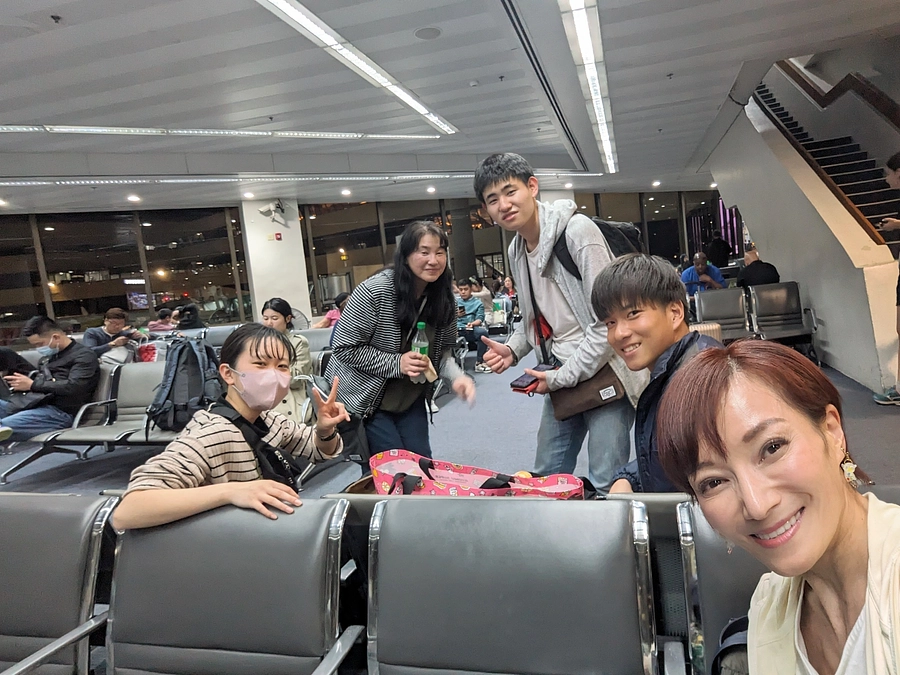 活動日１日目　いざカンボジアへ!