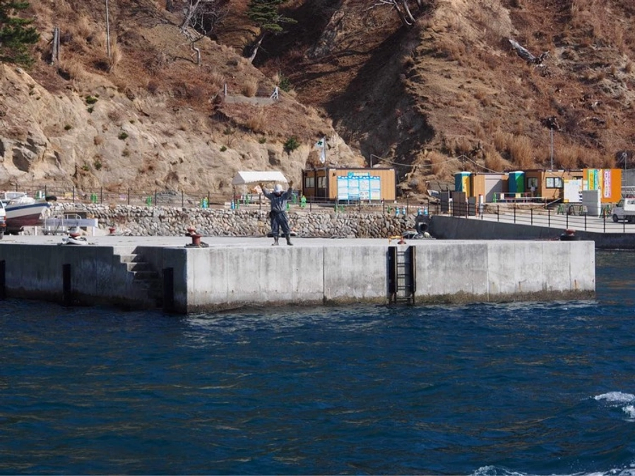 三上さんと桟橋