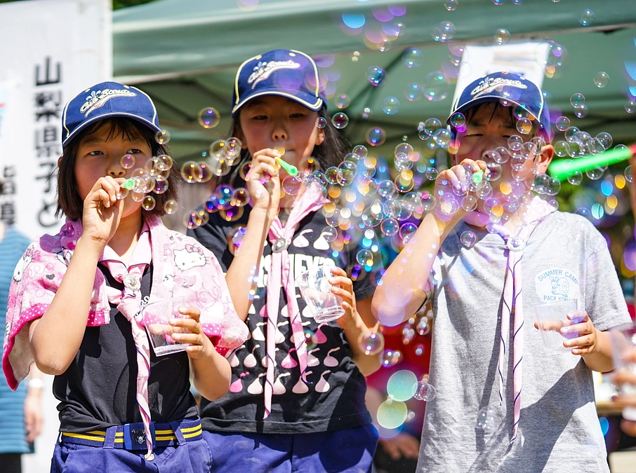 【ボーイスカウトに参加するひとり親家庭の子どもたちの声】