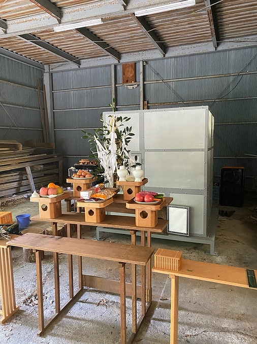 松煙生産事業の無事を願って・・・