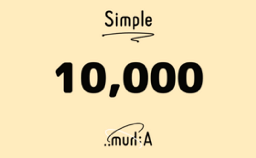 Simple : 応援コース #10,000