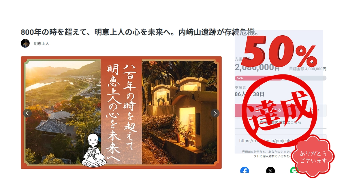 感謝と挑戦！50%達成、そして新たな壁へ