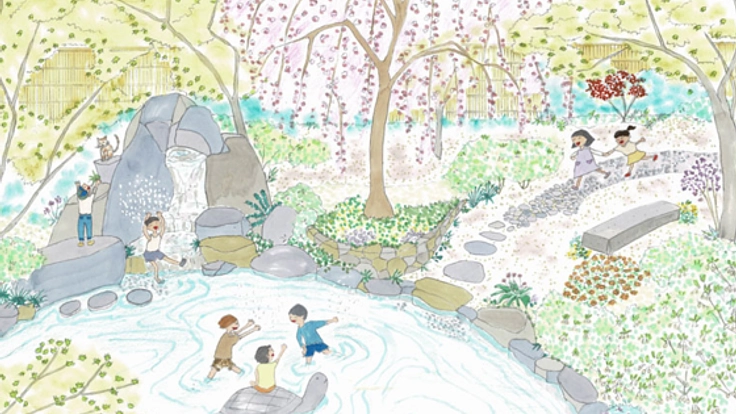 京都市上京区のお寺に子どもたちと作る「200年後の名勝」