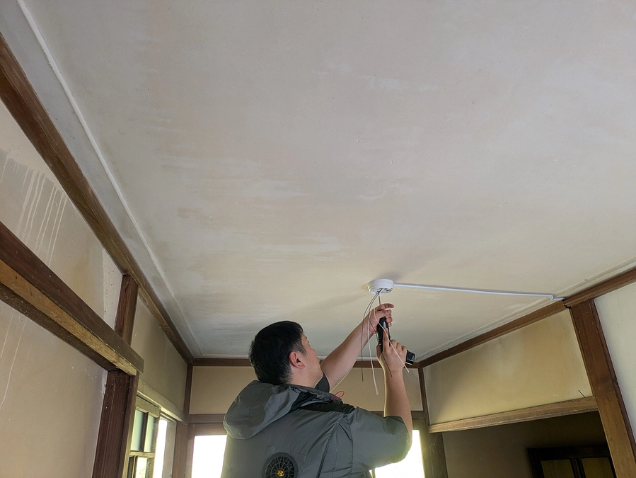 自動火災報知設備の設置工事 2