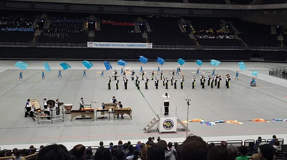 第52回マーチングバンド全国大会に出場いたしました