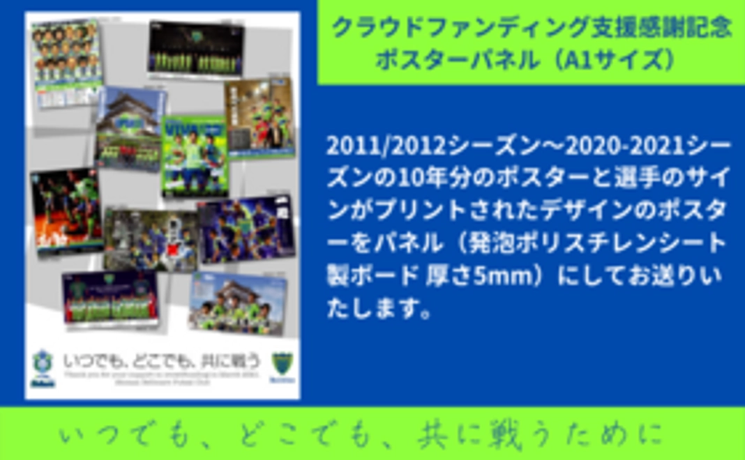 【グッズで支援】クラウドファンディング支援感謝記念ポスターパネル（A1サイズ）