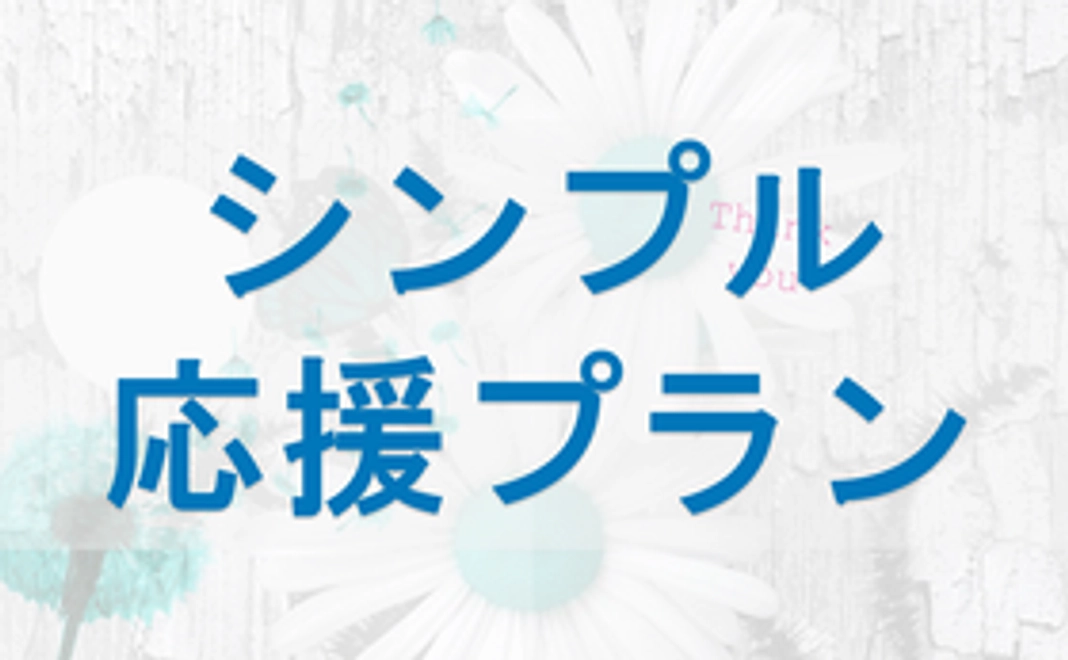 全力応援プラン（ご支援のみ・リターンなし）