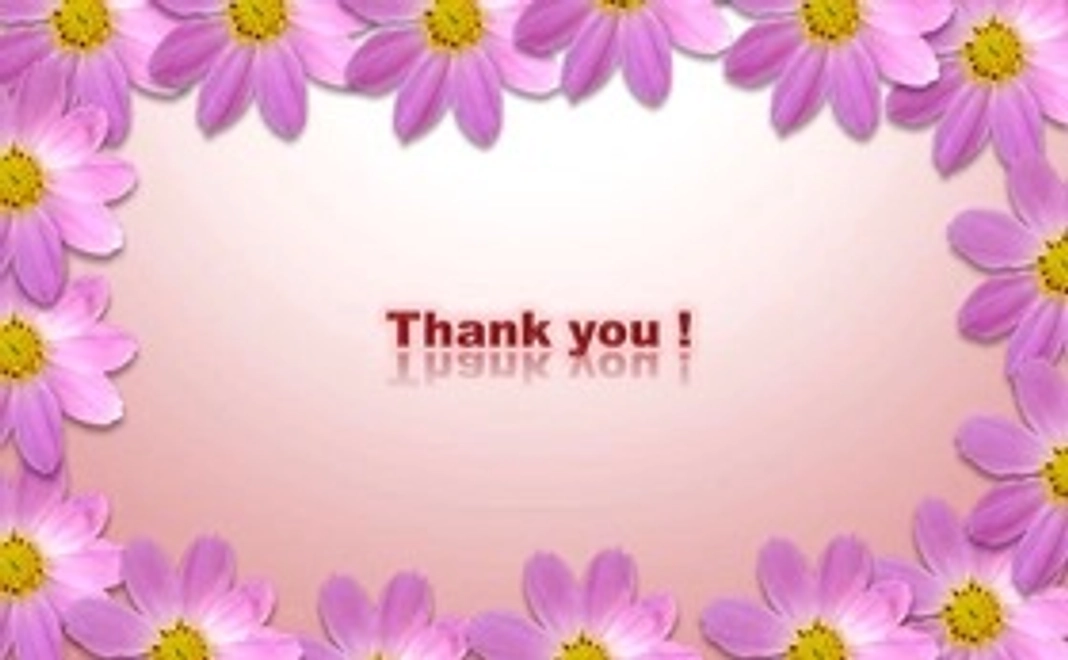 感謝の気持ちを込めて