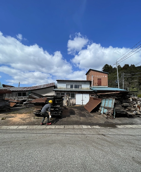 穴水工場の片付けを進めました