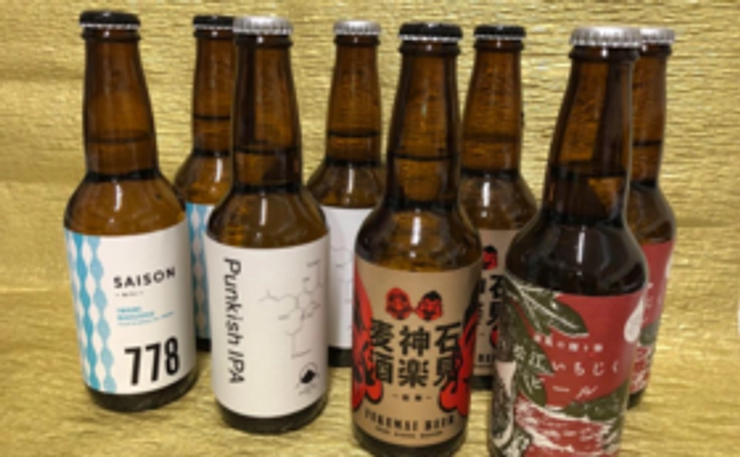C：【飲】島根県のナノブルワリー4社の夢のコラボ！クラフトビール8本セット（4/19追加！）
