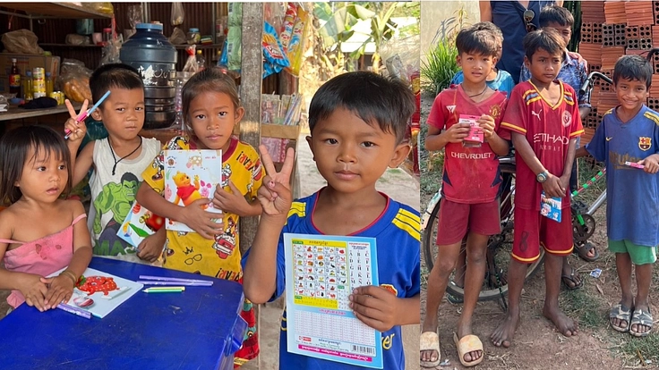 カンボジアの貧しい村の子どもたちを笑顔にするために