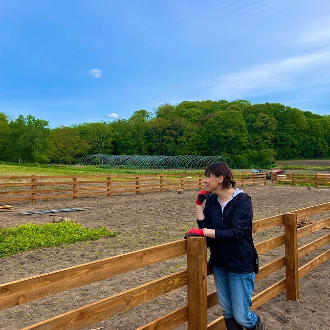 牧柵が完成しました！