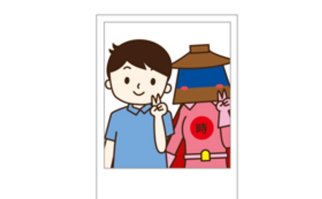 サンクスメール＆活動報告書＆時の鐘美との２ショットチェキ撮影