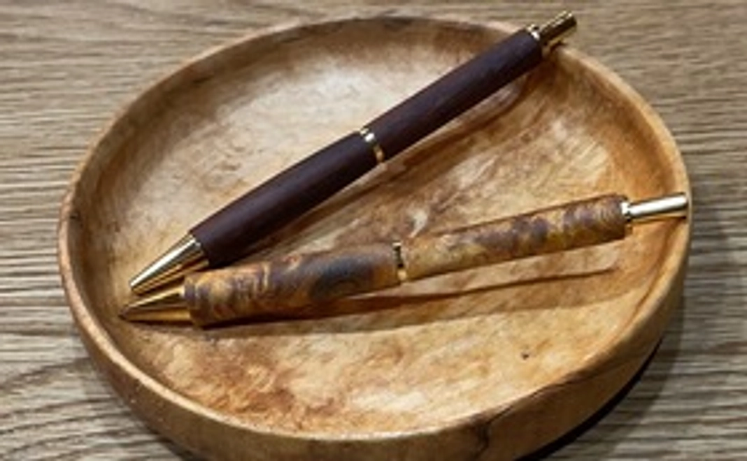 出来上がったボールペン