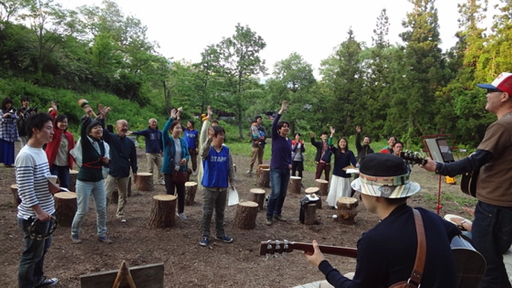 福島県の山中で、商用電力を一切使わない音楽会を開催したい！！