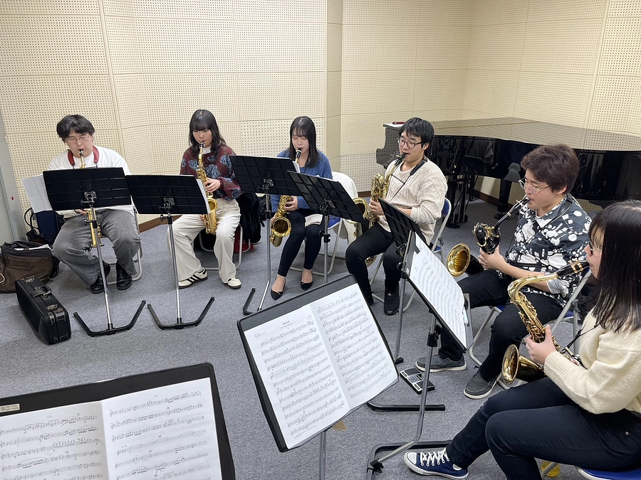 八重奏の練習を行いました！