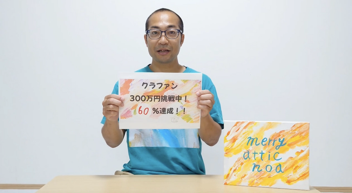 目標金額の60％達成！！