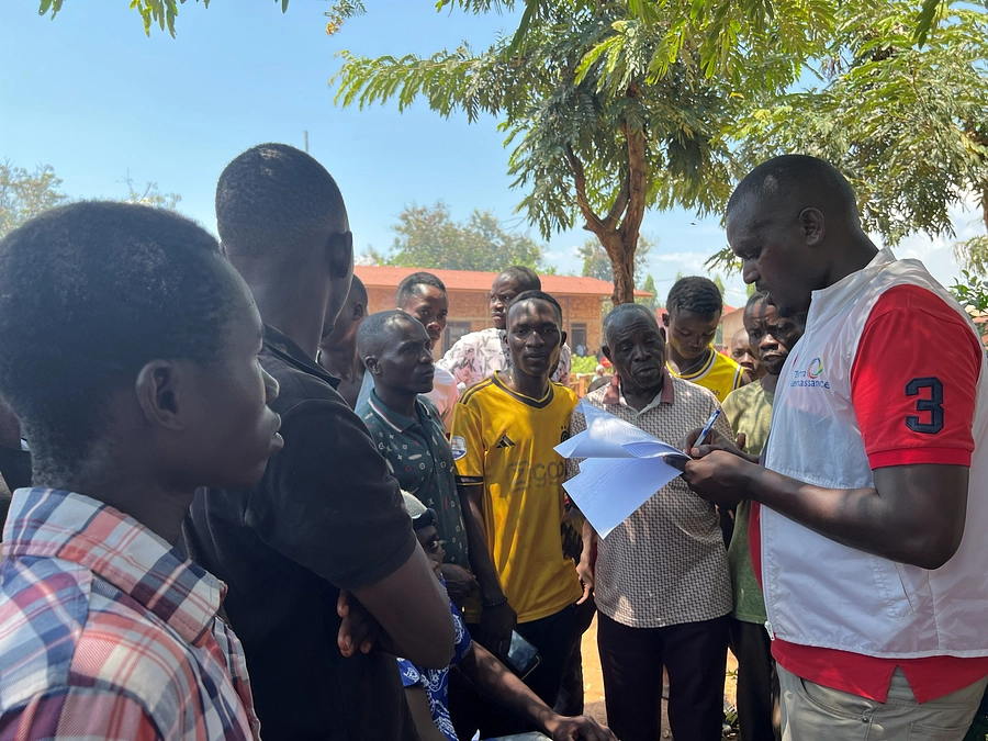 支援のため、ブルンジ共和国でのコンゴ難民に関する調査開始