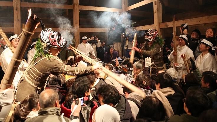 岩戸寺修正鬼会を継承し地域の活性化を図る会館の建設にご支援を