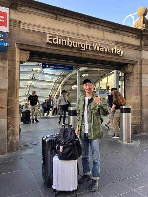 【37日目】エディンバラに到着しました。