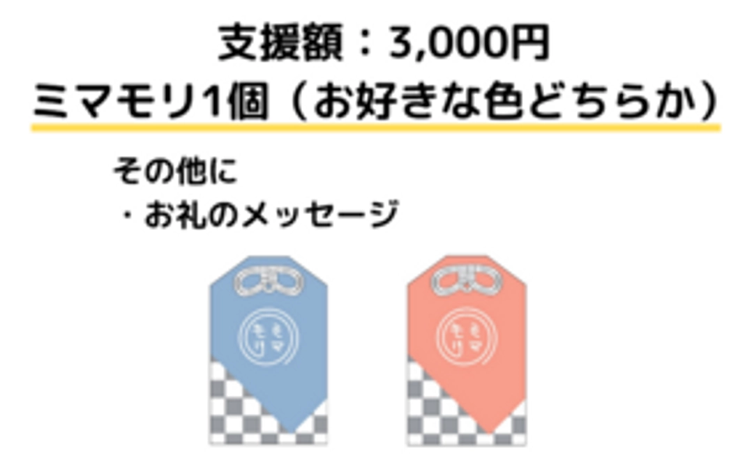 お礼のメッセージ ＋ ミマモリ1個