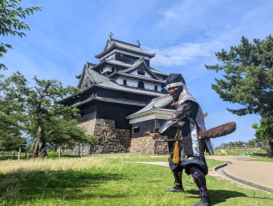 松江城を支える石垣たち