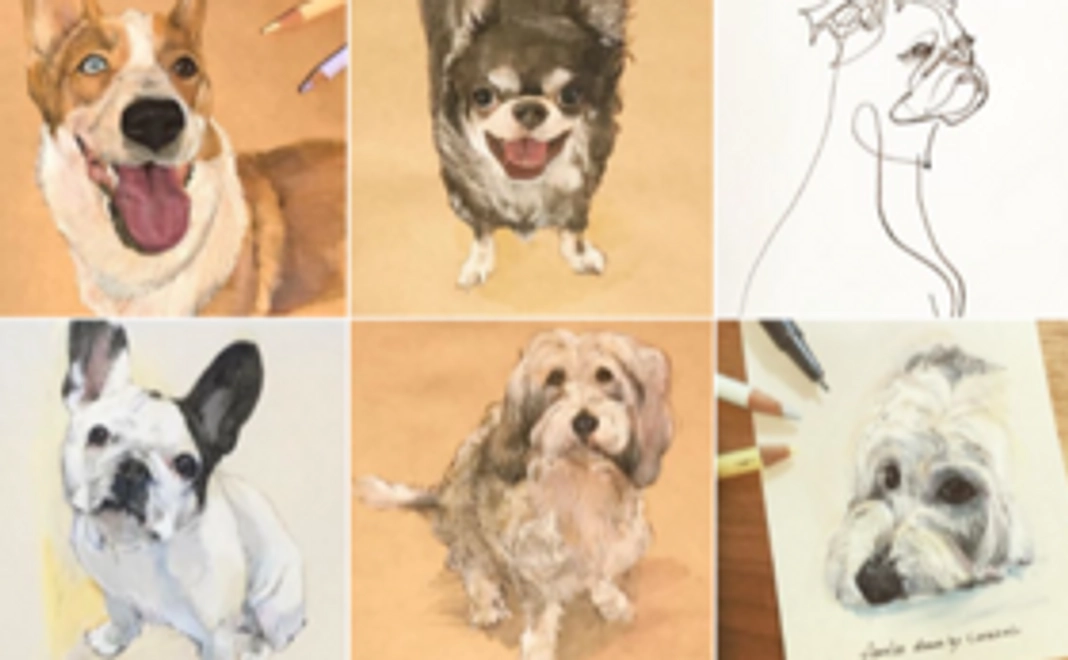 ペットポートレート 画風おまかせ(138×100mm)