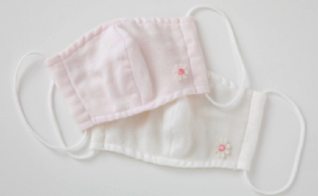 熱中症予防に！【超早割20％ OFF】２枚セット(低学年)子供用洗える涼しいシルクマスク【限定数40セット】