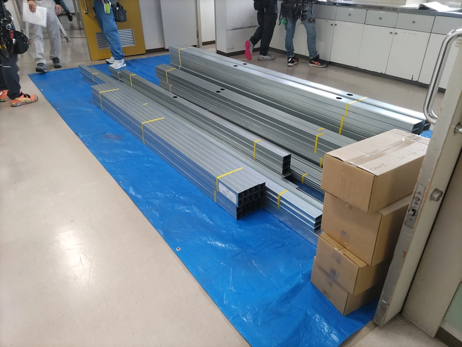 救急処置室改修工事が始まりました