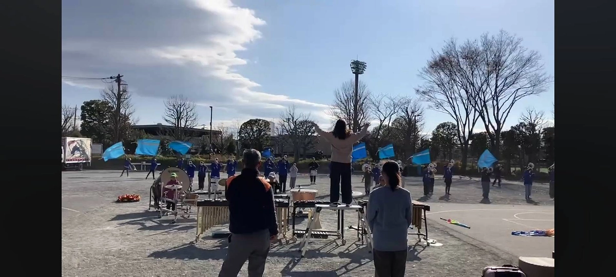 マーチング祭に向けて練習中！