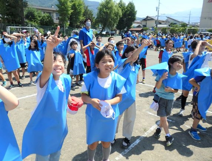 航空写真の撮影がありました