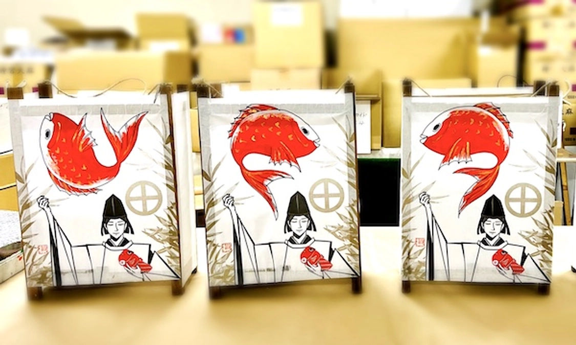 六月灯の灯籠や鯛みくじ等、準備がどんどん進んでいます！