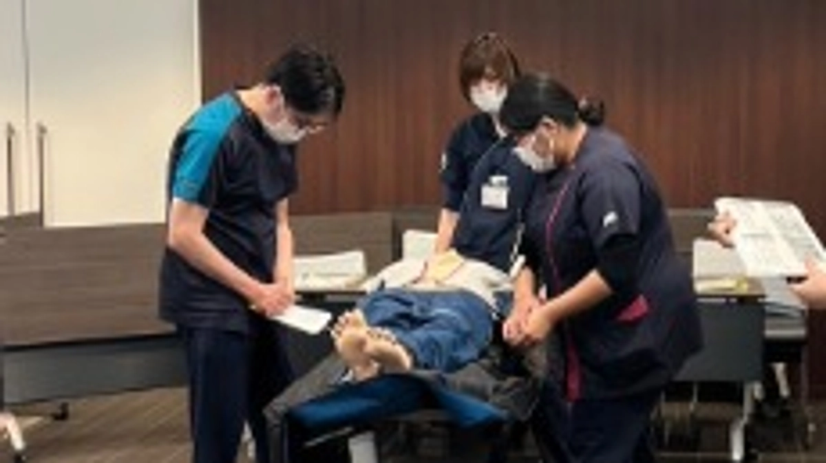 災害研修やってます!!