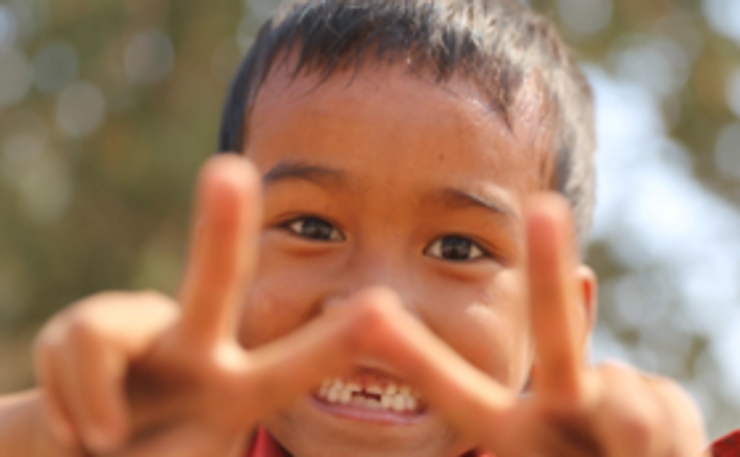 心癒されるカンボジアキッズの写真