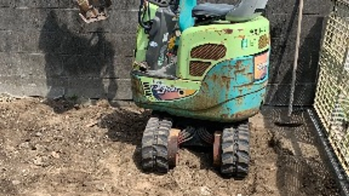 9月になりました。早速着工です。