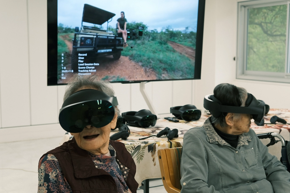 【イベント終了報告】高齢者施設でバーチャルサファリ