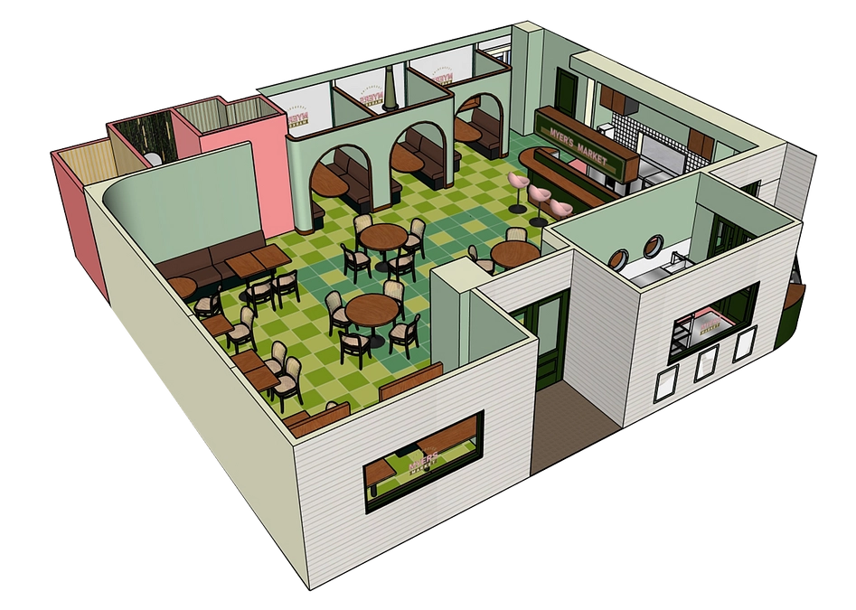 アメリカンダイナーな店舗デザインの秘密