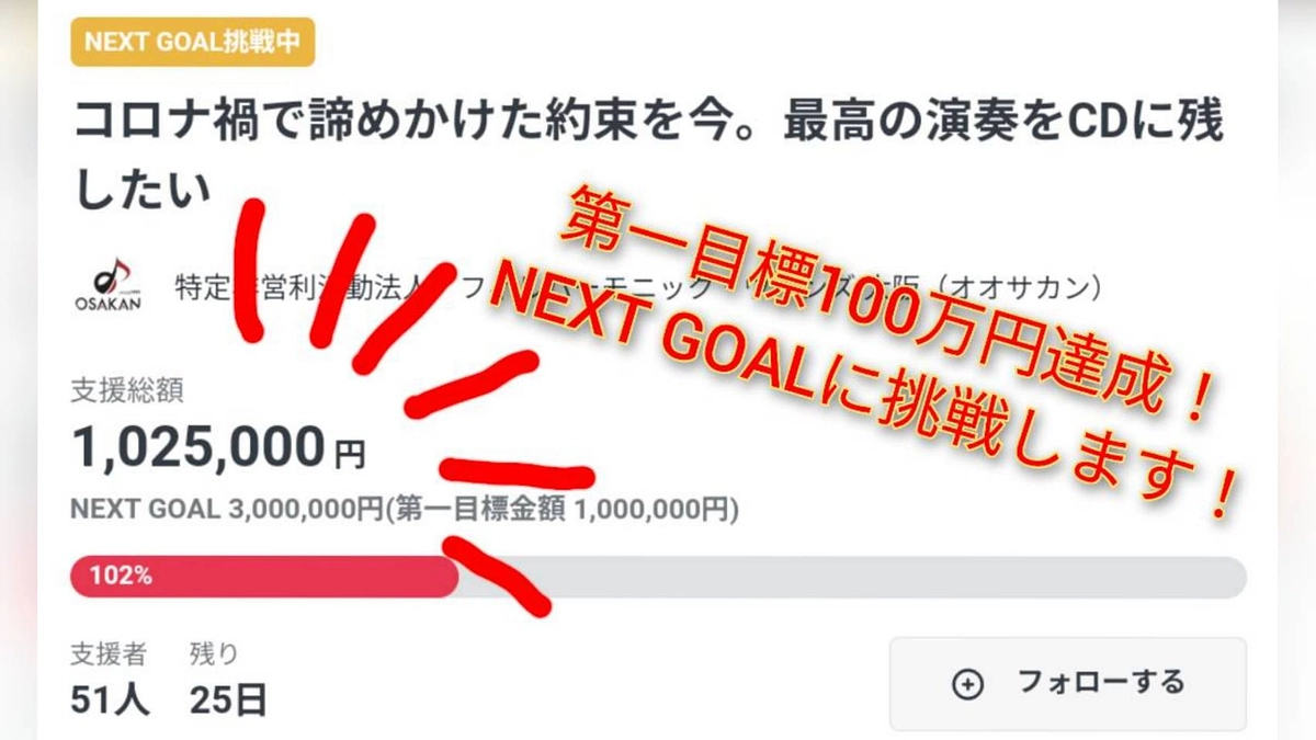 【第一目標達成】達成のお礼とネクストゴール・配信イベントについて