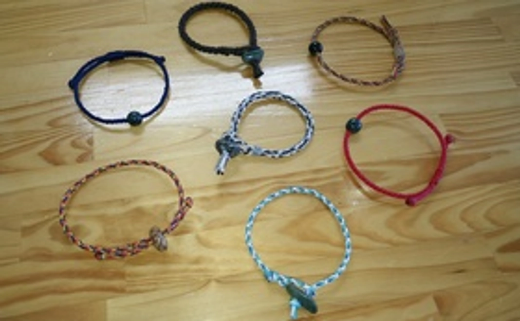 オリジナルヒスイ海岸ブレスレット